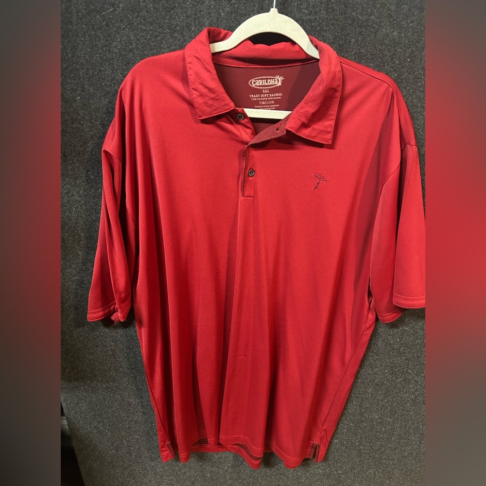 Cariloha Men's Polo XXL Red